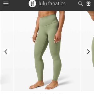 Lululemon Align leggings 25” size 6